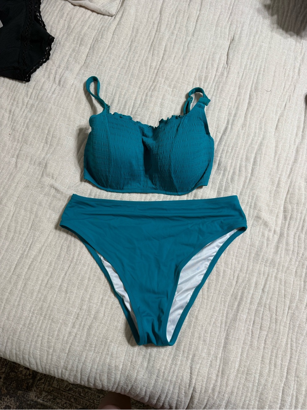 Shade & Shore Teal Two-Piece Bikini Set